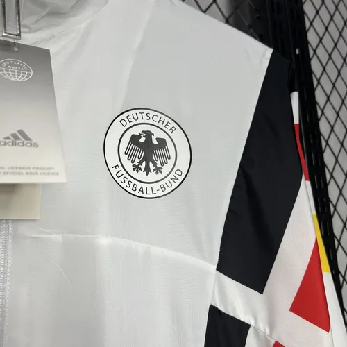 2024-2025 Germany Windbreaker Soccer Jersey White — view 7