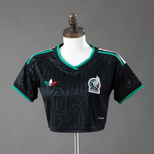 2026 Mexico Third Away Women's Crop Top Style