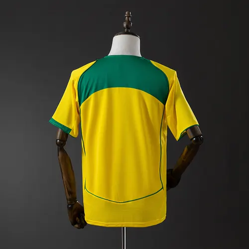 Camiseta de Fútbol Retro Brasil Local 2004 — view 2