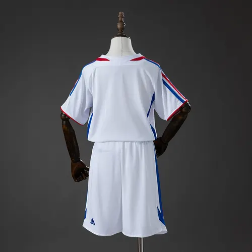 2006 Retro Frankreich Auswärts-Fußballtrikot Kindergröße — view 2