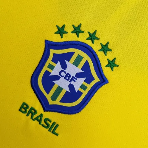 Camiseta de Fútbol Retro Brasil Local 2004 — view 8