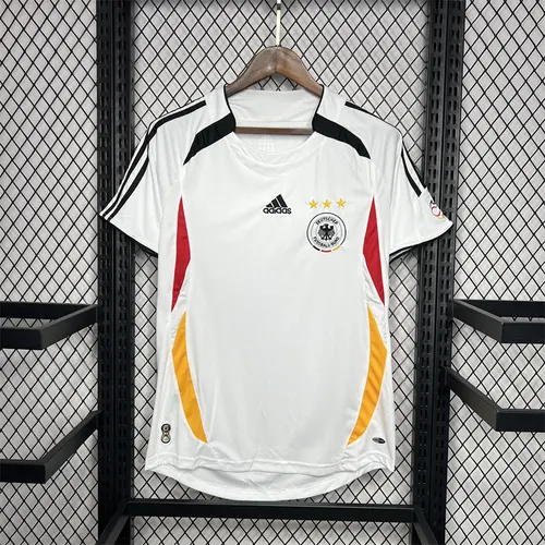 Maillot de football domicile rétro Allemagne 2006 Qualité Thaï — view 1