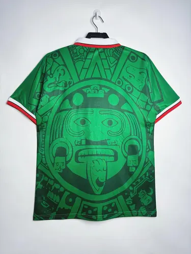 Camiseta de fútbol local retro de México 1998 Calidad Tailandesa — view 2