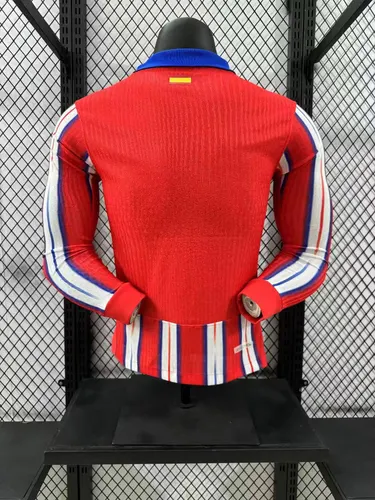 2024/2025 Player Version Atletico Madrid Home Long Sleeve AAA fan-grade — view 2