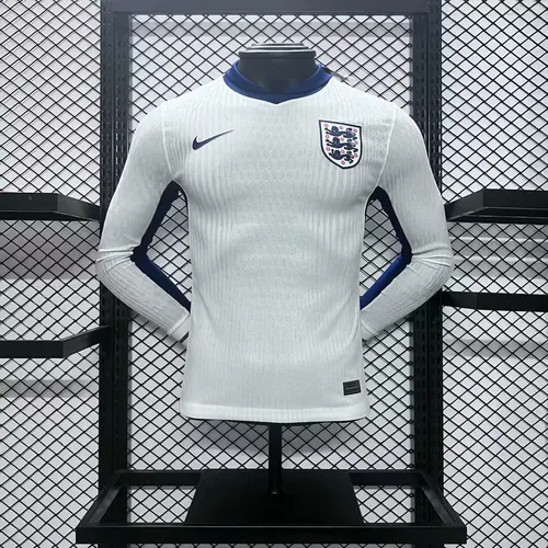 2024-2025 Player Version England Home Long Sleeves Football Shirt — view 1