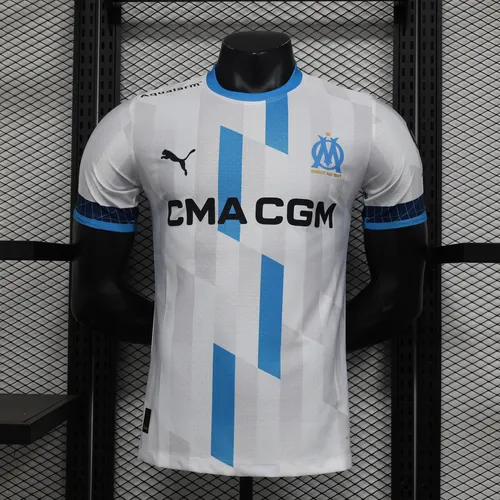 2024/2025 Player Version Olympique de Marseille Home Football Jersey