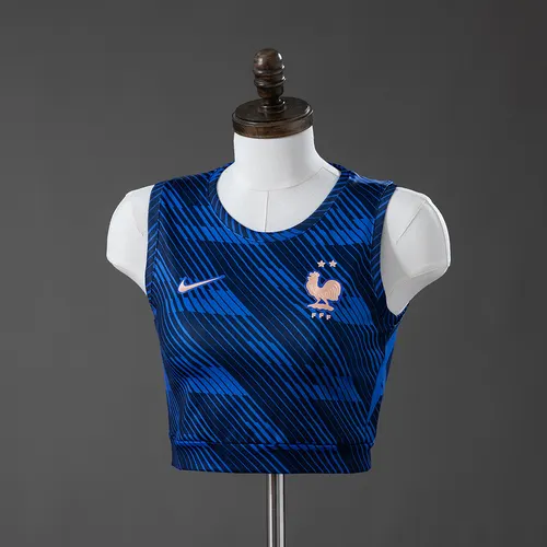 2026 France Home Women's Crop Top Style Vest