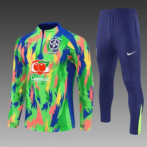 2026 Brazil Half-Zip Colorful Training Suit Football Jersey AAA fan-grade Suit ﻿