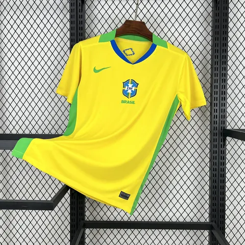 2025 Brazil Home Football Shirt AAA fan-grade