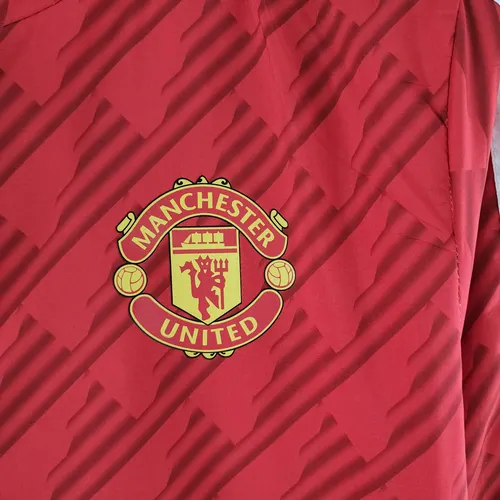 2022/2023 Manchester United Coupe-Vent Rouge Bord Blanc — view 5