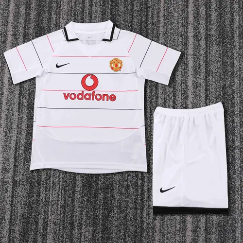 2003-2005 Retro Manchester United Away Football Shirt AAA fan-grade Kids Size