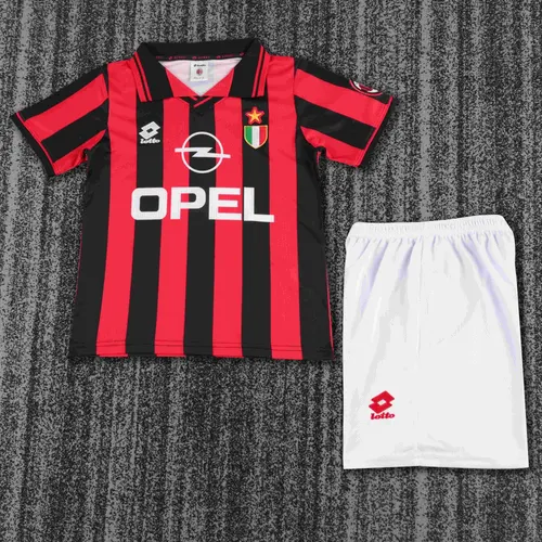 1996-1997 Retro AC Milan Home Football Shirt AAA fan-grade Kids Size