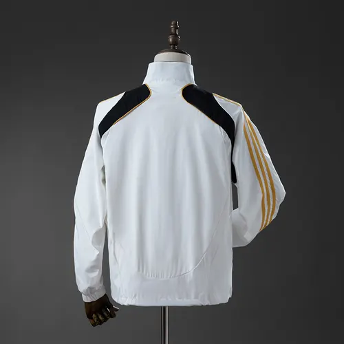 2008/2009 윈드브레이커 축구 저지 독일 화이트 — view 2