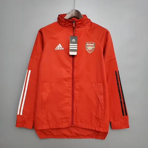 2021 Arsenal Soccer Jersey Windbreaker Red — view 1