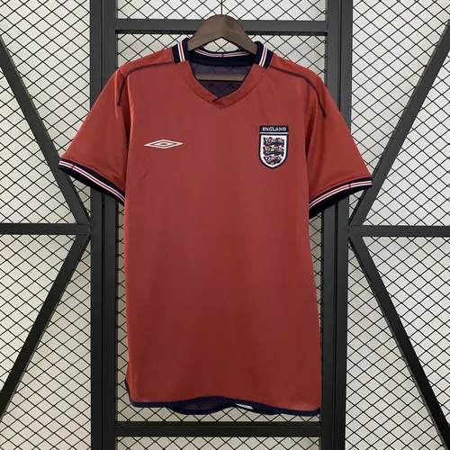 Maillot rétro 2002 Angleterre Extérieur AAA qualité fan — view 1