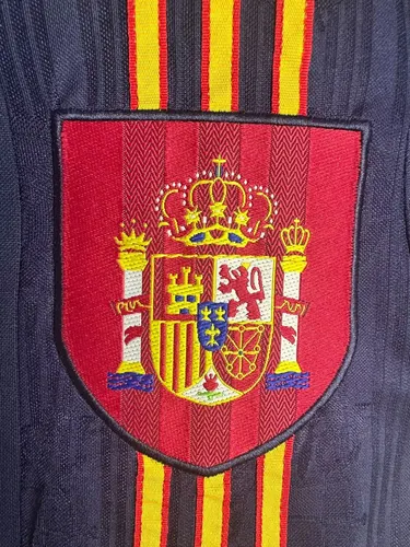 Camisa Visitante da Espanha 1996 Retrô Qualidade Tailandesa — view 4