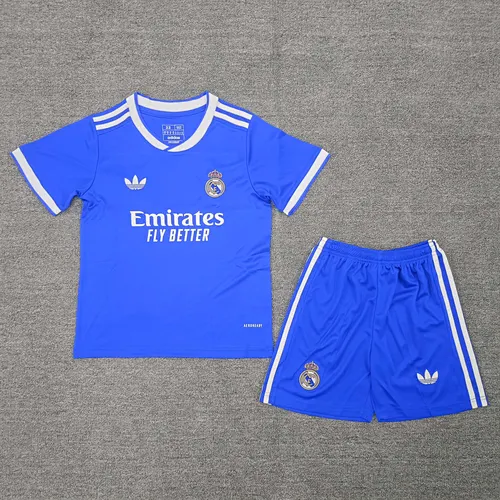2025/2026 Real Madrid Third Away Football Jersey AAA fan-grade Kids Size
