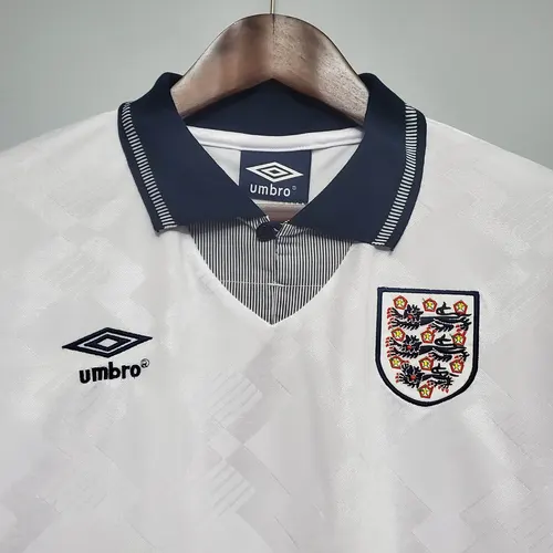 1990 レトロ イングランド ホーム サッカージャージ 1:1 タイ品質 — view 3