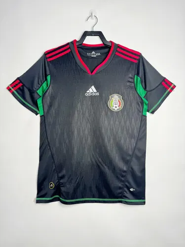 Camiseta de fútbol de visitante retro de México 2010 Calidad Tailandesa — view 1