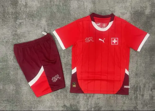 2024 Switzerland Home Football Shirt AAA fan-grade Kids Size