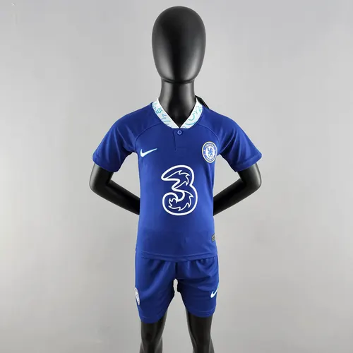 2022/2023 Chelsea Home Football Jersey Kids Size — view 1