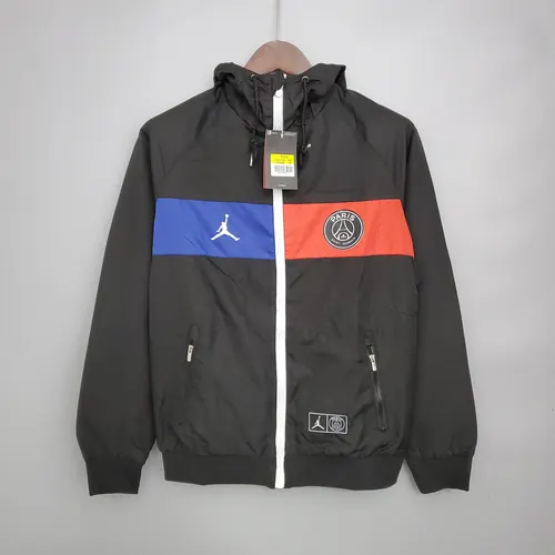 2021 윈드브레이커 PSG 파리 생제르맹 블랙 — view 1