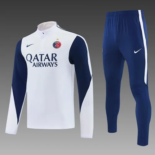 2026/2027 Paris Saint-Germain Half-Length Training Suit White Football Jersey 1:1 Thai Quality