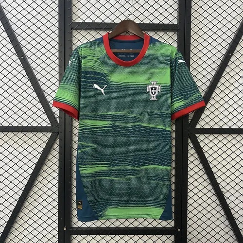 2025 Portugal Training Wear Green Football Shirt AAA fan-grade
