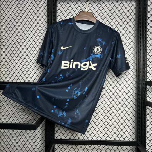 2024/2025 Chelsea Dark Blue Pre-match training Jersey — view 3