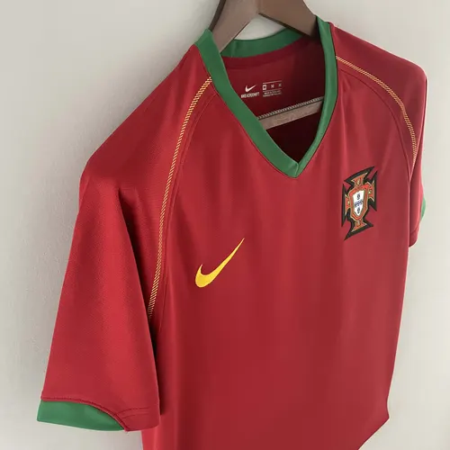 Maillot de football domicile Portugal 2006 Rétro Qualité Thaï 1:1 — view 5