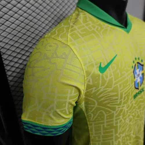 2024 Player Version Brazil Home Soccer Jersey — view 3