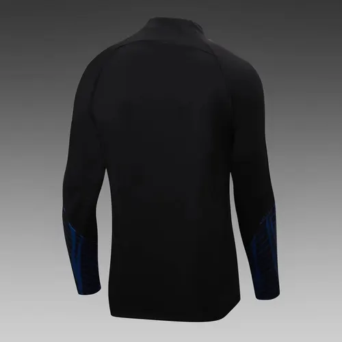 Ensemble de survêtement demi-traction Portugal 2022 Noir Maillot de football — view 5