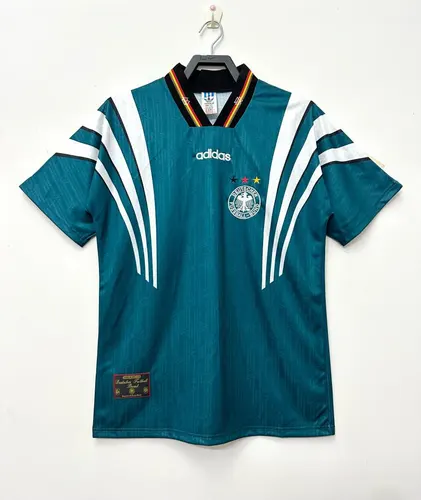 1996 레트로 축구 저지 독일 어웨이