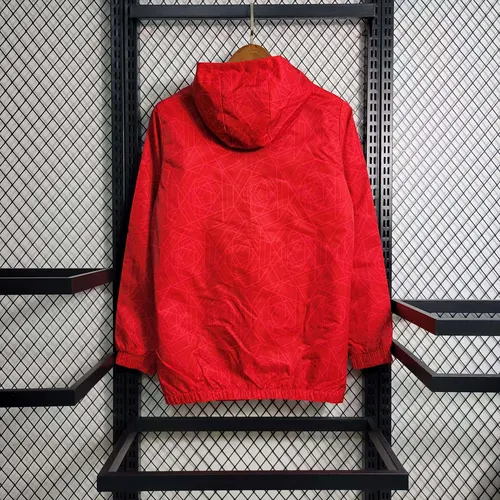 2023/2024 Manchester United Windbreaker Red — view 2
