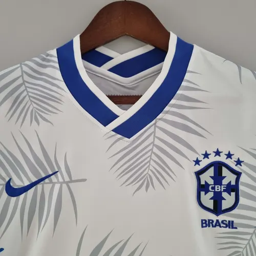 Camisa de Futebol 2022 Brasil Clássica Branca — view 3
