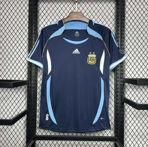 2006 Retro Argentinien Nationalmannschaft Auswärts-Fußballtrikot AAA Fan-Qualität