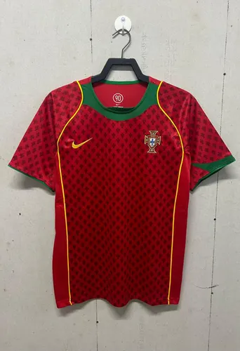 Maillot de football domicile Portugal rétro 2004 Qualité Thaï