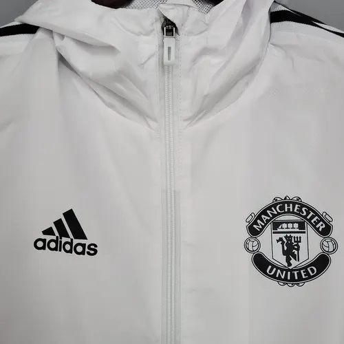 2021/2022 Manchester United Jersey Windbreaker White — view 3