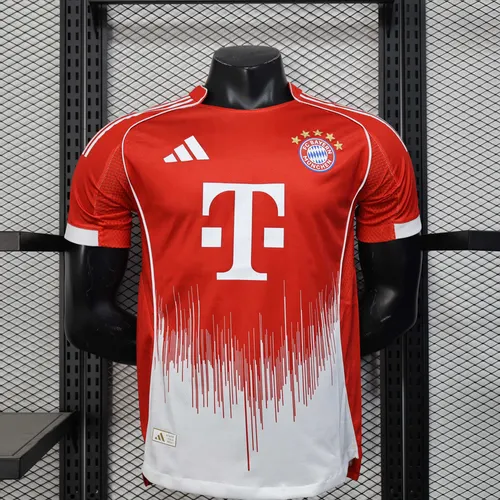 2025/2026 Player Version Bayern Munich Home Football Shirt AAA fan-grade
