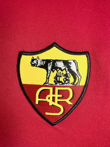 1998-1999 Retro Long Sleeve Roma Home Soccer Jersey AAA fan-grade — view 4