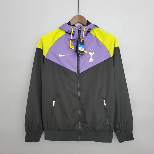 2021/2022 Tottenham Jersey Windbreaker Lila-Schwarz — view 1