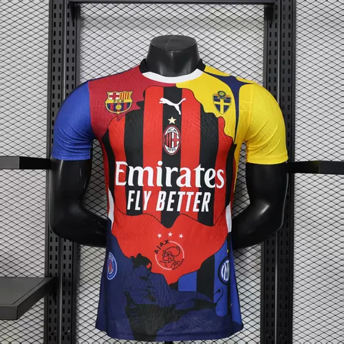 2025/2026 Player Version AC Milan Ibrahimović Commemorative Edition Football Jersey AAA fan-grade