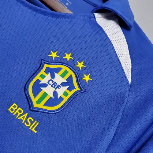 Camiseta de Fútbol Retro de Brasil Visitante 2002 — view 5