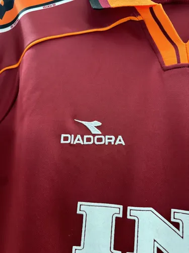 1998-1999 Retro Roma Home Soccer Jersey AAA fan-grade — view 5
