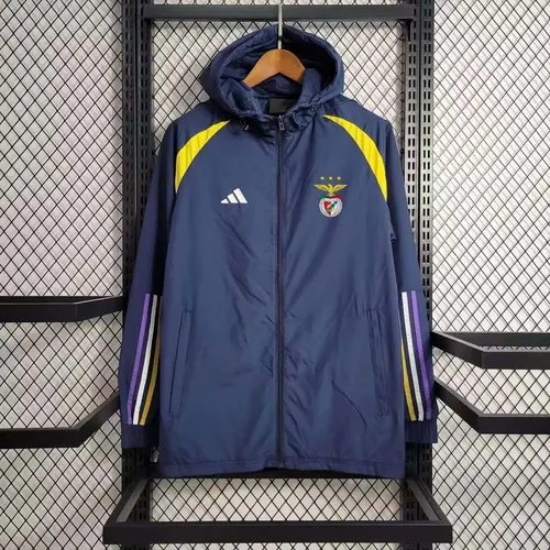 2023 Benfica Windbreaker Navy blue Soccer Jersey AAA fan-grade