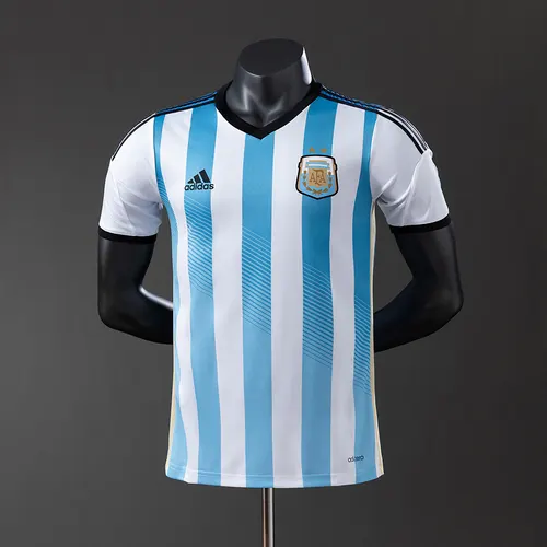 Maillot domicile Argentine 2014 Rétro Version Joueur — view 1