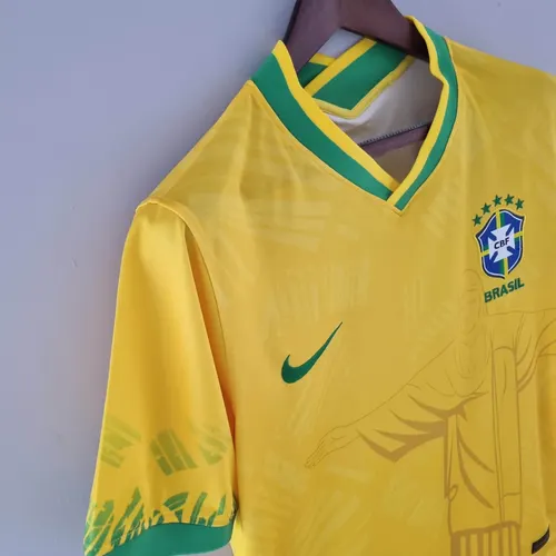 2022 Brazil Classic Soccer Jersey Yellow — view 6