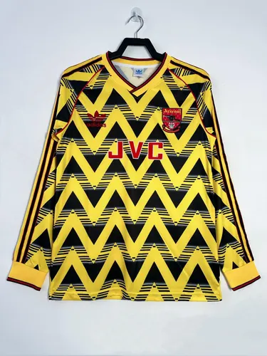 1991/1993 Retro Langarm Arsenal Auswärts Fußballtrikot Thai-Qualität