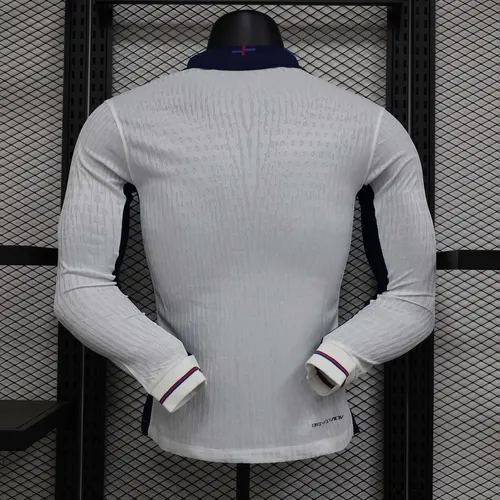 2024 Player Version Long Sleeve England Home Soccer Jersey — view 2