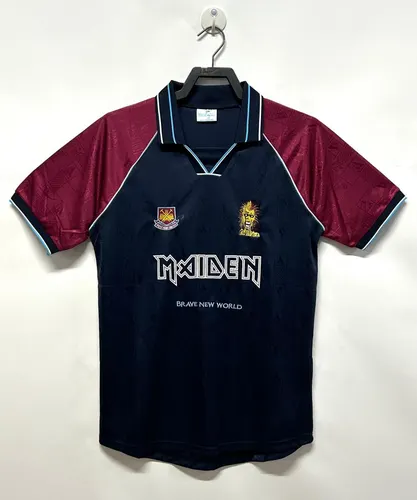 Camiseta de Fútbol Retro West Ham United Local 1999 Calidad Tailandesa
